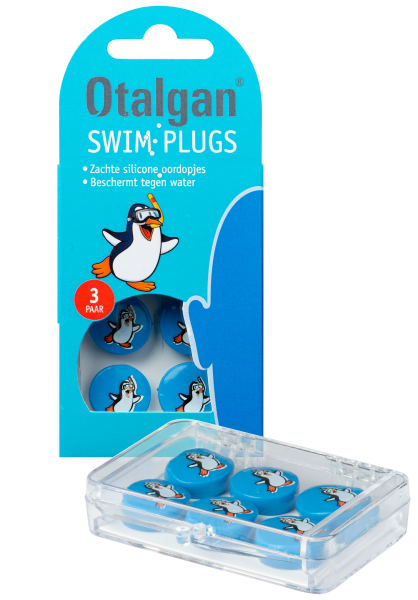 Grap Denk vooruit Inleg Voor tijdens het zwemmen en douchen | Otalgan Swim Plugs